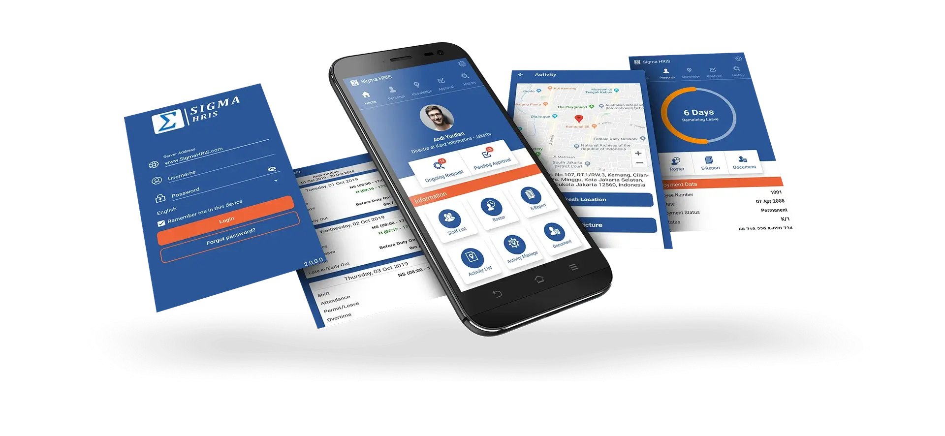 Software Payroll Indonesia Sigma HRIS Mobile